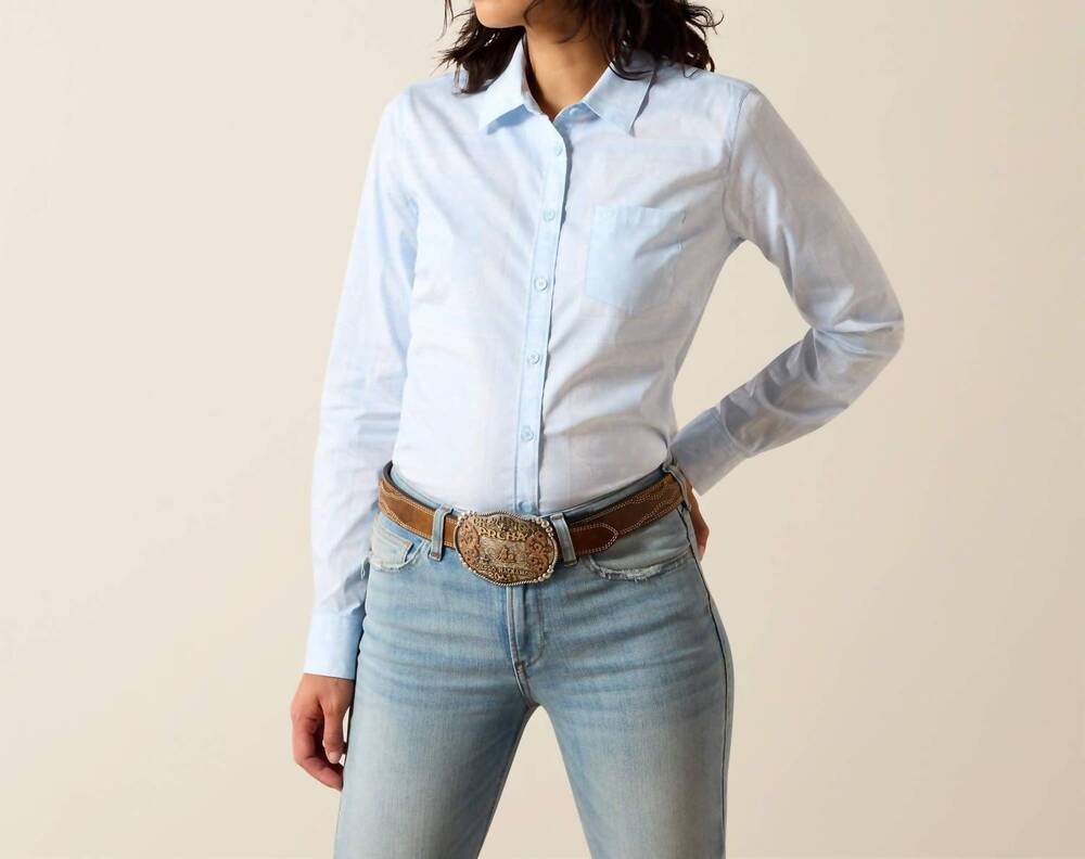 NEW ARIAT the bandana shirt in blue